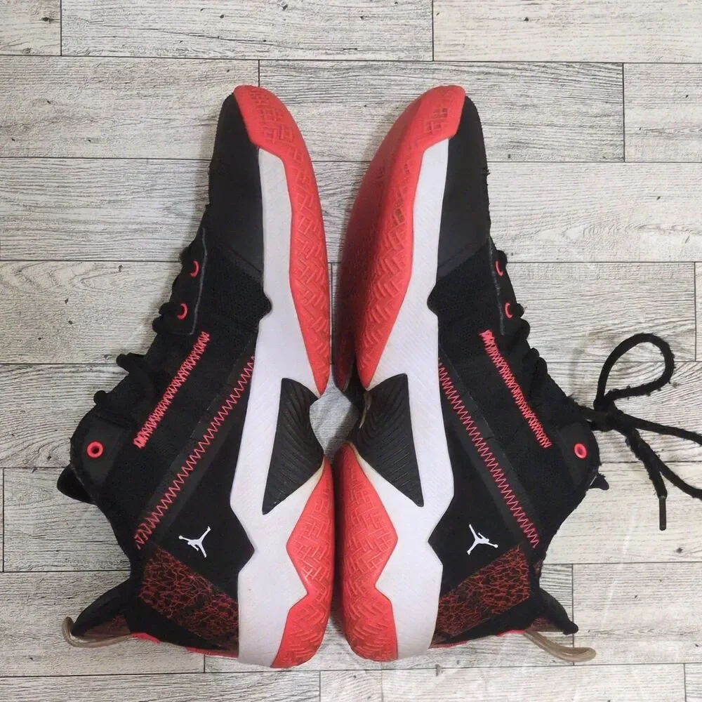 Jordan One Take 2 Men’s Basketball Sneakers Black/Red/White Size 9.5 CW2457-006
